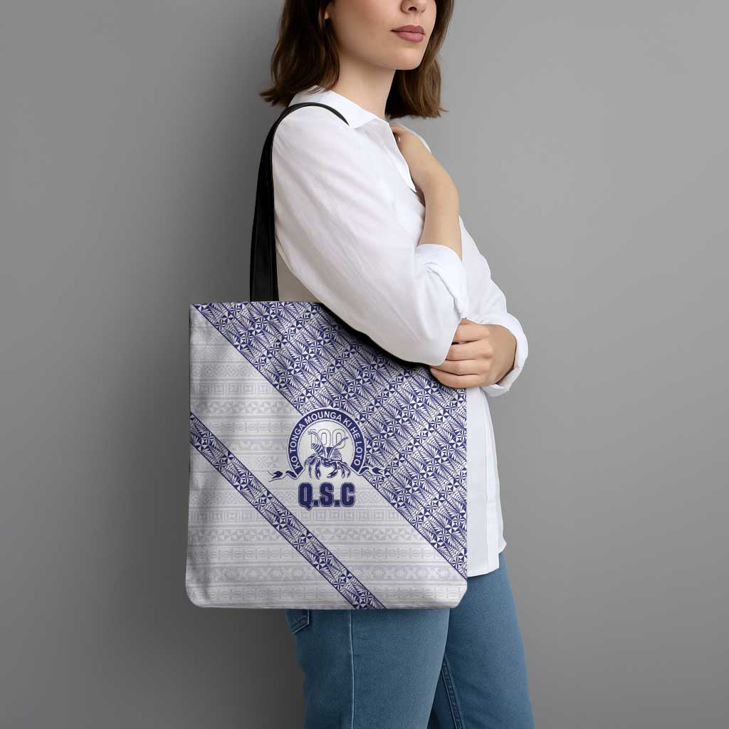 Tonga Queen Salote College Tote Bag 100 Years Anniversary White Color LT05 - Polynesian Pride