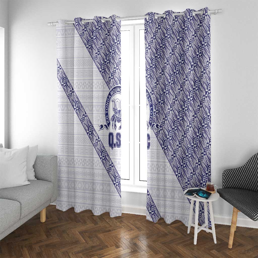 Tonga Queen Salote College Window Curtain 100 Years Anniversary White Color