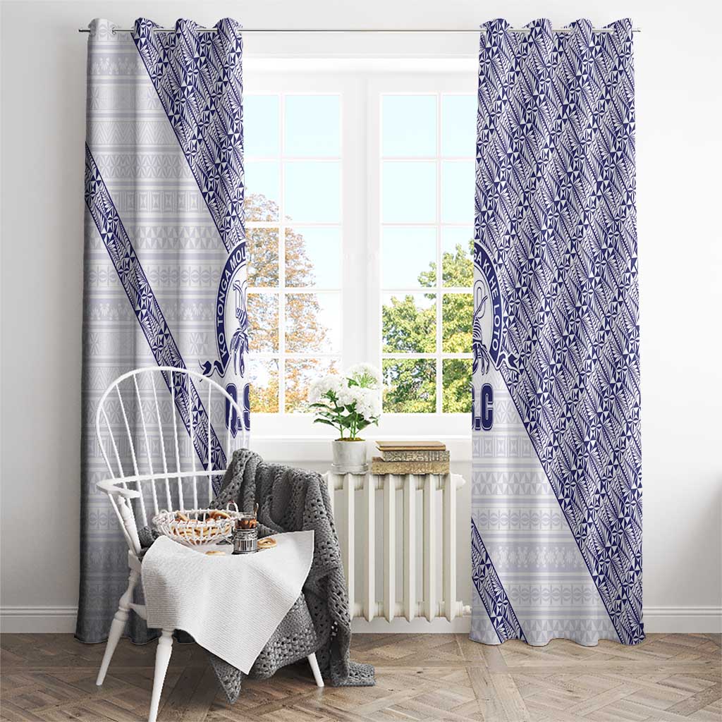 Tonga Queen Salote College Window Curtain 100 Years Anniversary White Color