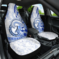 Polynesia Paisley Car Seat Cover Mix Navy Polynesian Pattern