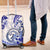 Polynesia Paisley Luggage Cover Mix Navy Polynesian Pattern