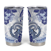 Polynesia Paisley Tumbler Cup Mix Navy Polynesian Pattern