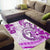 Polynesia Paisley Area Rug Mix Pink Polynesian Pattern