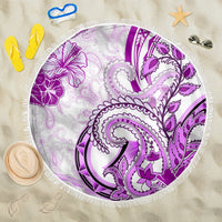 Polynesia Paisley Beach Blanket Mix Pink Polynesian Pattern
