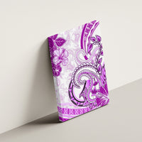 Polynesia Paisley Canvas Wall Art Mix Pink Polynesian Pattern