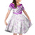 Polynesia Paisley Kid Short Sleeve Dress Mix Pink Polynesian Pattern LT05 KID Pink - Polynesian Pride