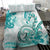 Polynesia Paisley Bedding Set Mix Teal Polynesian Pattern