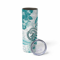 Polynesia Paisley Skinny Tumbler Mix Teal Polynesian Pattern