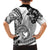 Polynesia Paisley Family Matching Long Sleeve Bodycon Dress and Hawaiian Shirt Mix White Polynesian Pattern LT05 - Polynesian Pride