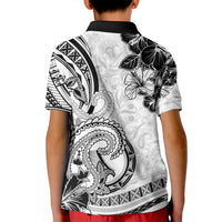 Polynesia Paisley Kid Polo Shirt Mix White Polynesian Pattern LT05 - Polynesian Pride