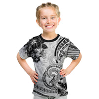 Polynesia Paisley Kid T Shirt Mix White Polynesian Pattern LT05 White - Polynesian Pride