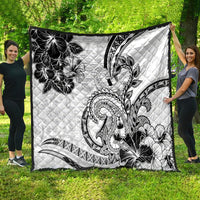 Polynesia Paisley Quilt Mix White Polynesian Pattern