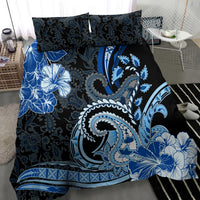 Polynesia Paisley Bedding Set Mix Blue Polynesian Pattern