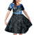 Polynesia Paisley Kid Short Sleeve Dress Mix Blue Polynesian Pattern LT05 KID Blue - Polynesian Pride