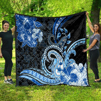 Polynesia Paisley Quilt Mix Blue Polynesian Pattern