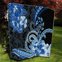 Polynesia Paisley Quilt Mix Blue Polynesian Pattern
