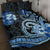 Polynesia Paisley Quilt Bed Set Mix Blue Polynesian Pattern