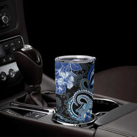 Polynesia Paisley Tumbler Cup Mix Blue Polynesian Pattern