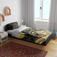 Polynesia Paisley Bedding Set Mix Gold Polynesian Pattern