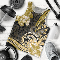 Polynesia Paisley Men Tank Top Mix Gold Polynesian Pattern LT05 - Polynesian Pride