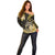 Polynesia Paisley Off Shoulder Sweater Mix Gold Polynesian Pattern LT05 - Polynesian Pride