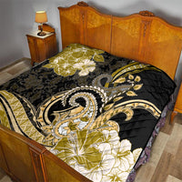 Polynesia Paisley Quilt Mix Gold Polynesian Pattern