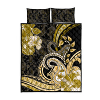 Polynesia Paisley Quilt Bed Set Mix Gold Polynesian Pattern