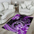 Polynesia Paisley Area Rug Mix Purple Polynesian Pattern