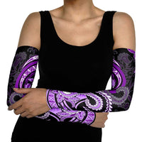 Polynesia Paisley Arm Sleeves Mix Purple Polynesian Pattern - Polynesian Pride