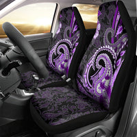 Polynesia Paisley Car Seat Cover Mix Purple Polynesian Pattern