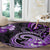 Polynesia Paisley Round Carpet Mix Purple Polynesian Pattern