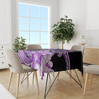 Polynesia Paisley Tablecloth Mix Purple Polynesian Pattern