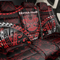 Easter Island Back Car Seat Cover Polynesian Pattern Emblem LT05 - Polynesian Pride