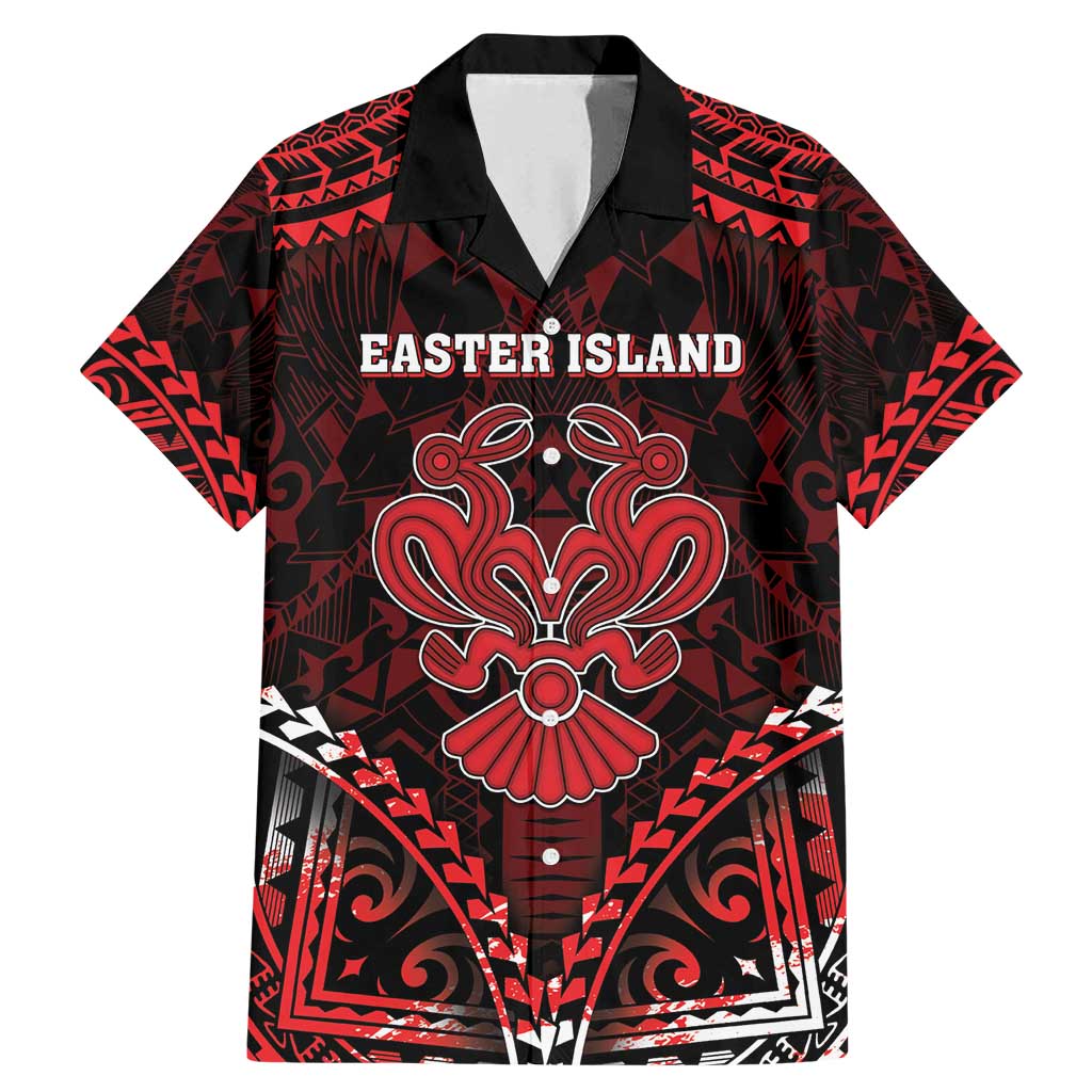 Personalised Easter Island Family Matching Mermaid Dress and Hawaiian Shirt Polynesian Pattern Emblem LT05 Dad's Shirt - Short Sleeve Black - Polynesian Pride