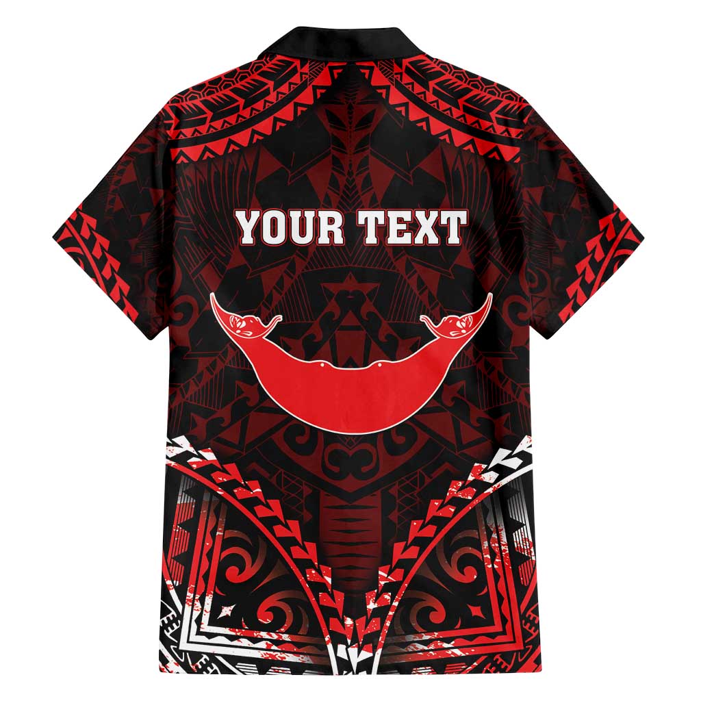 Personalised Easter Island Family Matching Puletasi and Hawaiian Shirt Polynesian Pattern Emblem