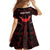 Personalised Easter Island Family Matching Short Sleeve Bodycon Dress and Hawaiian Shirt Polynesian Pattern Emblem