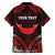 Personalised Easter Island Family Matching Short Sleeve Bodycon Dress and Hawaiian Shirt Polynesian Pattern Emblem