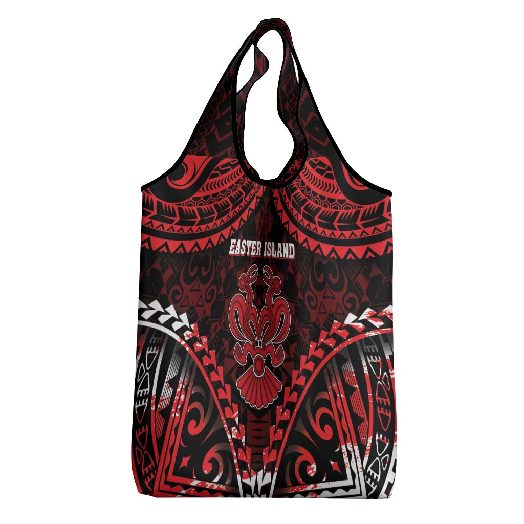 Easter Island Grocery Bag Polynesian Pattern Emblem