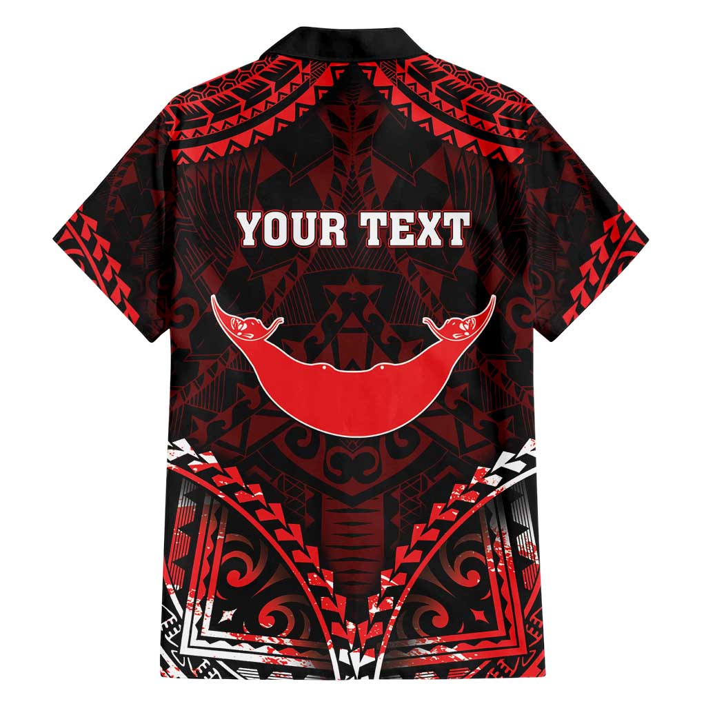 Personalised Easter Island Hawaiian Shirt Polynesian Pattern Emblem