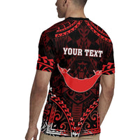 Personalised Easter Island Rugby Jersey Polynesian Pattern Emblem LT05 - Polynesian Pride