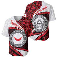 Easter Island Baseball Jersey Moai Statues Polynesian Style