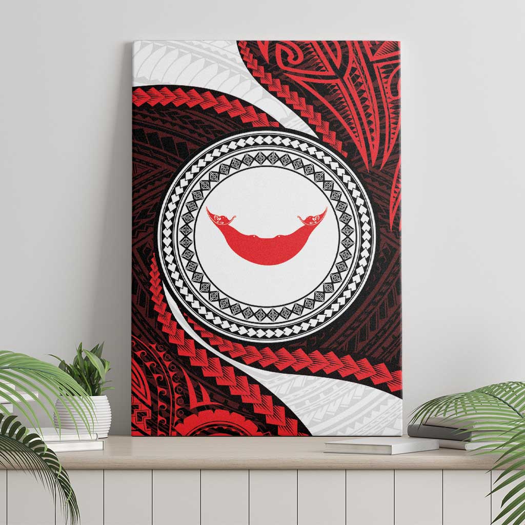 Easter Island Canvas Wall Art Moai Statues Polynesian Style