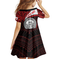 Easter Island Family Matching Off Shoulder Maxi Dress and Hawaiian Shirt Moai Statues Polynesian Style