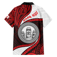 Easter Island Family Matching Off Shoulder Short Dress and Hawaiian Shirt Moai Statues Polynesian Style