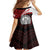 Easter Island Family Matching Short Sleeve Bodycon Dress and Hawaiian Shirt Moai Statues Polynesian Style