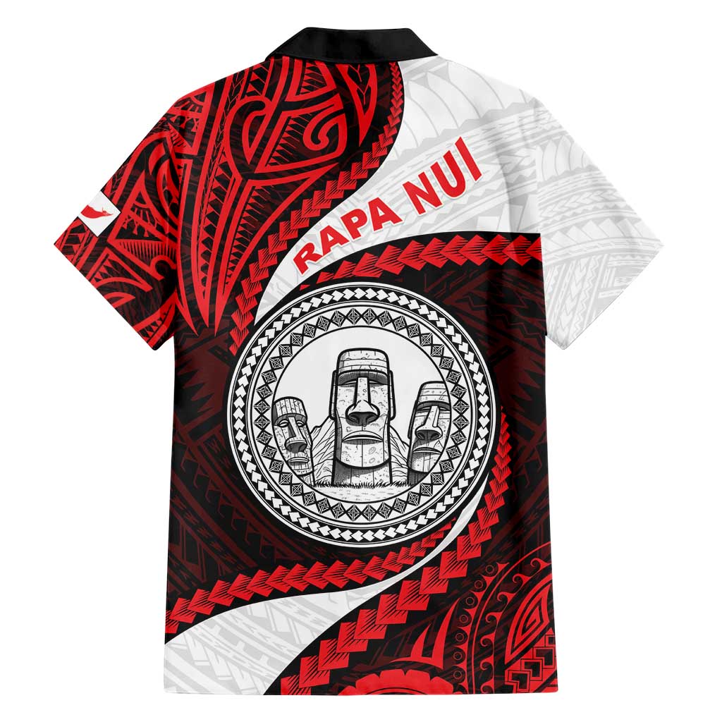 Easter Island Family Matching Short Sleeve Bodycon Dress and Hawaiian Shirt Moai Statues Polynesian Style LT05 - Polynesian Pride