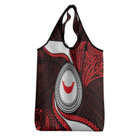 Easter Island Grocery Bag Moai Statues Polynesian Style