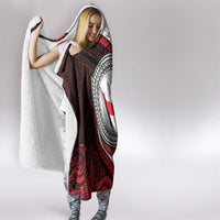 Easter Island Hooded Blanket Moai Statues Polynesian Style LT05 - Polynesian Pride
