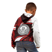 Easter Island Kid Hoodie Moai Statues Polynesian Style
