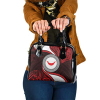 Easter Island Shoulder Handbag Moai Statues Polynesian Style